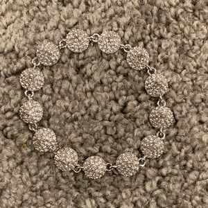 CC Skye Sparkling Silver Pave Bracelet